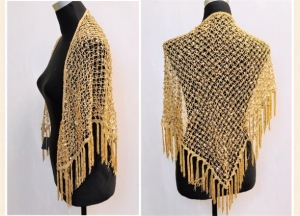 Beaded shawl 300-B